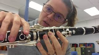 Ab 1 Octave Scale Clarinet Tutorial [upl. by Yahsat918]