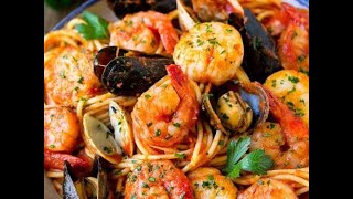 How to make Seafood Pasta  Perfect Recipes [upl. by Nnaynaffit758]