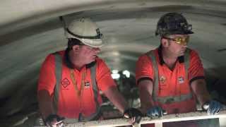 Crossrail Tunnelling Phyllis completes 68 kilometre tunnel drive to Farringdon [upl. by Ahgiela]