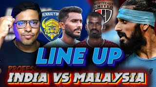 🔴Manolo can Field 4231 Formation for India vs Malaysia  Predicted LineUp amp Tactical Analysis [upl. by Belier31]