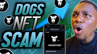 DOGS NFT AIRDROP SCAM  DONT FALL FOR IT  TON KEEPER WALLET SCAM [upl. by Isle]