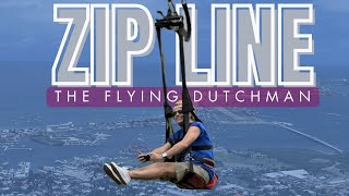 Things To Do In St Maarten The Flying Dutchman Zip Line  Rocklands Estate [upl. by Oby]