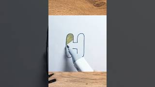 How to draw H letter drawing art pencilsketching shorts [upl. by Nihahs]