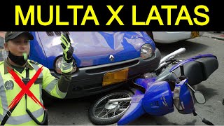 CHOQUE de latas evita problemas en ACCIDENTES de tránsito [upl. by Wadleigh]