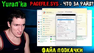 pagefilesys  Что за файл Как уменьшить размер\Удалить  Как увеличить\уменьшить Файл подкачки [upl. by Tomas894]