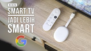 Unboxing Chromecast with Google TV Bikin Smart TV semakin SMART [upl. by Araiek]