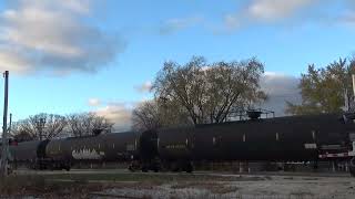 CP248 thru Pewaukee WI on 111224 wKCSdM4542 [upl. by Notlil]