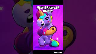 NEW BRAWLER BERRY 🔥🦄 brawlstars supercell viral new brawl acuña [upl. by Sidwel574]