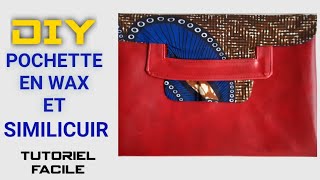 DIY POCHETTE EN WAX [upl. by Andres]