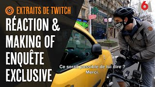 Réaction amp making of de mon interview 🚴‍♀️Enquête Exclusive 📺 sur M6 extraits dun live Twitch [upl. by Ringe]