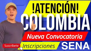 🔴ATENCION COLOMBIA Habilitadas Inscripciones Para Los y las interesadas a Estudiar Virtual SENA [upl. by Leitao622]