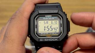 Casio GSHOCK G5600UE1  Unboxing and Review [upl. by Rick]