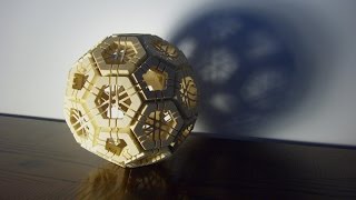 Geodesic sphere puzzle truncated icosahedron [upl. by Freddi]