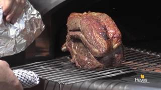 Roast Rib Of Beef cooked on the Alfa 4 Pizze wood fired oven [upl. by Vanda]