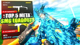 WARZONE TOP 5 META SMG LOADOUTS AFTER UPDATE Warzone 3 Best Class Setups [upl. by Eelirrem]