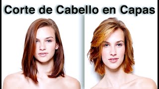 Corte de Pelo en Capas RAUL ROA ESTILISTA [upl. by Natsreik]