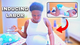 Inducing my labor at home  36 weeks PREGNANT  Activating labor [upl. by Barmen]