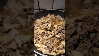 Condimento per pastasciutta con funghi cardoncelli e carne macinata con varie spezie 🤤 semplici [upl. by Laresa]