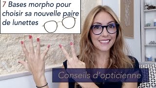 Comment choisir la bonne paire de lunettes Conseils dopticienne [upl. by Philipines]