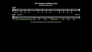 33rd Sunday in Ordinary Time Gospel Acclamation Year A Australian Lectionary [upl. by Pasia]