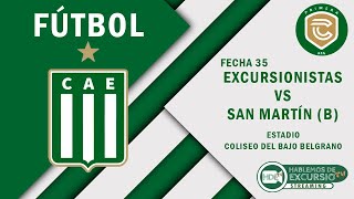 Excursionistas vs San Martín de Burzaco  Fecha 35 [upl. by Navetse]