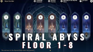 Spiral Abyss Floor 18 Beginners Guide  Genshin Impact [upl. by Choo622]