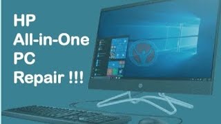 Hp allinone desktop pc  Hp 24quot ips allinone pc screen opening  Hp i5 desktop 🖥😱 [upl. by Hamner]