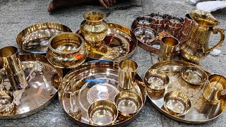 Chickpet Bangalore Wholesale Copper Brass From30rs Kitchen ItemsReturns GiftsShow PeicePooja tems [upl. by Emmuela573]