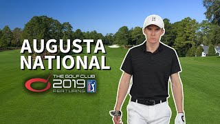 Playing Augusta National on TGC 2019  Full Round with Putting [upl. by Gillett749]