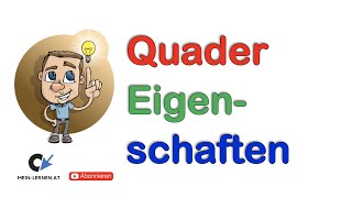 Quader Eigenschaften Überblick [upl. by Susann]