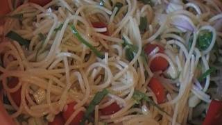 How to Make Spaghettini Salad [upl. by Annodam]