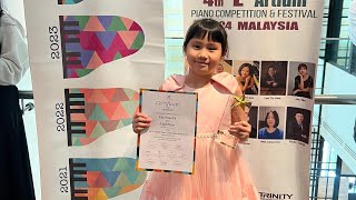 Gold Prize  EArtium Piano Competition Malaysia  grade 4  8yo  261024 [upl. by Donalt]