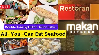 Epic Seafood Buffet Feast At Doubletree By Hilton Johor Bahru [upl. by Ehrlich]