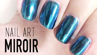 CRASH TEST  Ongles MIROIRS ArgentBleuDoré [upl. by Airlee541]