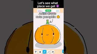 Speed draw artist draws cute pumpkin robloxartist speedraw robloxart [upl. by Cohligan]