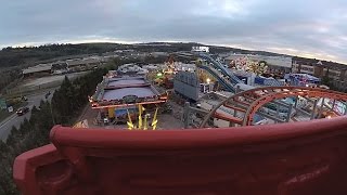 Funderland Cork April 2017  Roller Coaster ride [upl. by Leumel864]