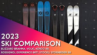 2023 Blizzard Brahma Volkl Kendo Rossignol Experience 86Ti Stockli Stormrider 88 [upl. by Nitsoj]