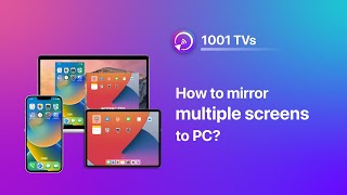 2024 How to cast multiple devices to the same PC iPhoneiPad to Windows [upl. by Ahsats520]