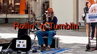 Busking in Bamberg  Rollin’ and Tumblin’ [upl. by Nrek]