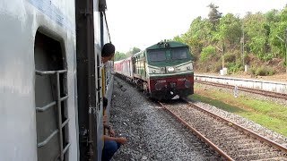 Indian Railways  WDP3A TVC Rajdhani rips WDM3D Mangalore Superfast [upl. by Nido995]