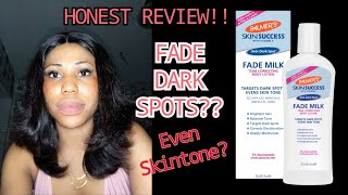 PRODUCT REVIEW Palmers Skin Success antidark spot Fade MilkTONE CORRECTING LOTION skincare [upl. by Eelanna75]