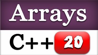 Introduction to ARRAYS in CPP  C Video Tutorial [upl. by Notlimah]