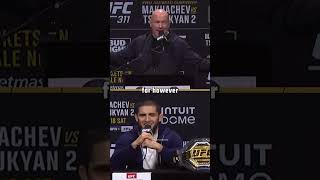 The debute continues 🤣 shorts islammakhachev danawhite ufc mma fight debute motivation [upl. by Fionna]