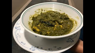 Palak Paneer Spinach nonmelting soft cheese രുചിയേറും പാലക്ക് പനീർ [upl. by Delogu]