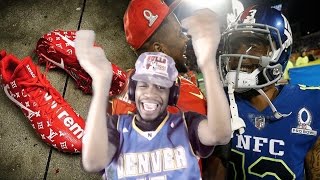 ODELL CATCHING BODIES IN THE LOUIE V SUPREME CLEATS 2017 NFL PRO BOWL GAME HIGHLIGHTS REACTION [upl. by Norved]