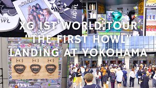 【4K HDR🇯🇵】XG 1st WORLD TOUR “The first HOWL” Landing at Yokohama [upl. by Shih363]