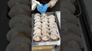 無添加クリームをぎっしり詰めた極上食感の生ドーナツ🍩しっとりふわふわな生地と6種類のとろけるクリームがたまらない！大好物は高カロリー japan japanesefood cooking [upl. by Leugimsiul]