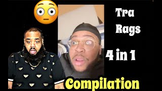 TRA RAGS COMPILATION 4in1 COMEDY SKITS  REACTION  TRY NOT TO LAUGH [upl. by Kiernan]