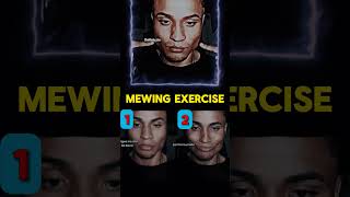 best mewing exercise jawline [upl. by Ariaj]