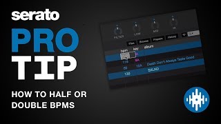 How to Half or Double BPM  Serato Pro Tip [upl. by Akirehc679]